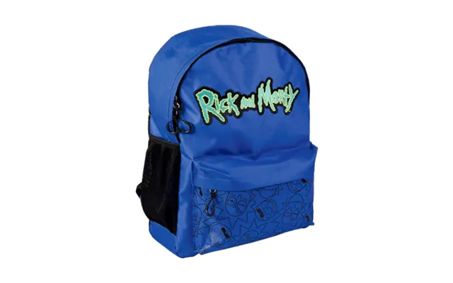 Rick & Morty Skoletaske - Mørkeblå