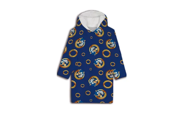 Sonic Plys Poncho Tæppe Til Børn
