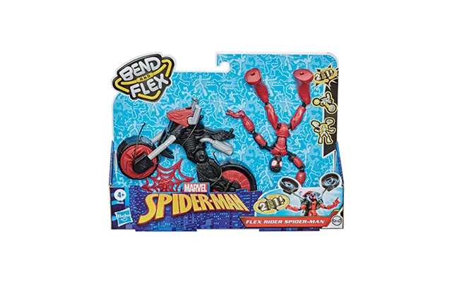 Spiderman Bend & Flex Figur & Motorcykel