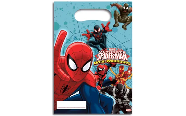 Spiderman Slikposer - 6 Stk.
