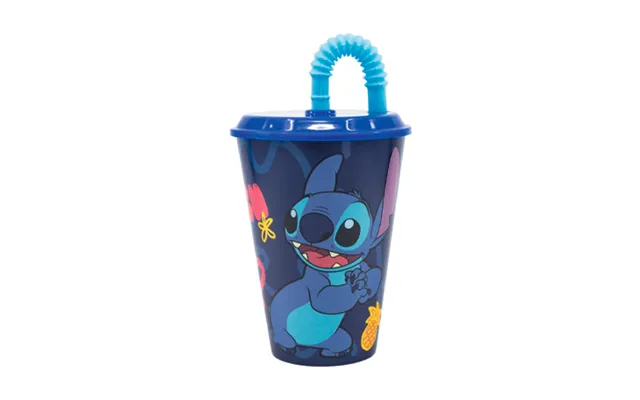 Stitch Kop Med Fleksibelt Sugerrør