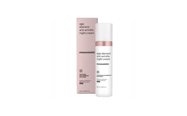 Mesoestetic Age Element Anti-wrinkle Night Cream - Anti Rynkecreme Effektiv Til Udglatning Af Rynker