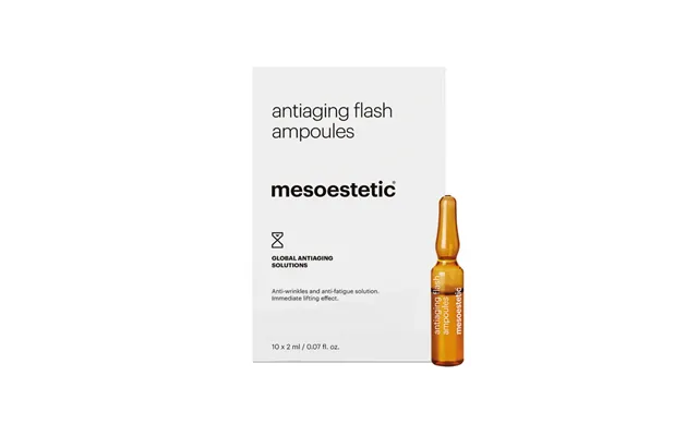 Mesoestetic Antiaging Flash Ampoules - Antiage Ampuller Med Anti Rynke Og Træthedseffekt