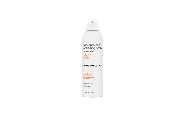 Mesoestetic Mesoprotech Antiaging Body Sun Mist 30 - Antiage Solcreme Mist Med God Solbeskyttelse