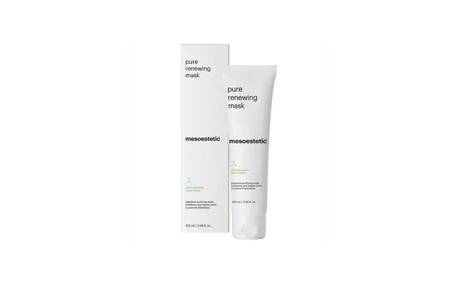 Mesoestetic Pure Renewing Mask - Rensende Ansigtsmaske Ansigtsrens Med Mikrokorn Velegnet Til Uren Hud Og Akne