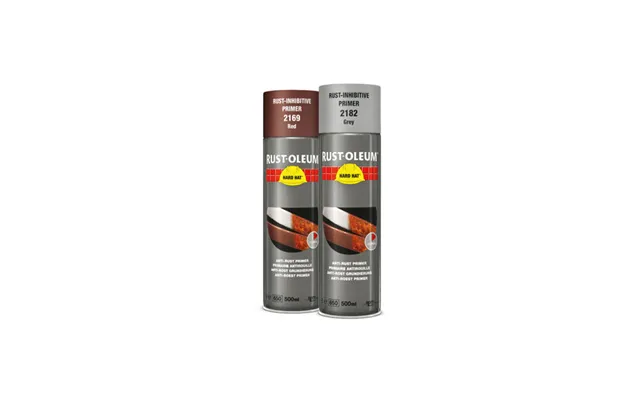 Rust-oleum Hard Hat Anti-rust Grunder 500 Ml. Spray 500 Ml Spray Grå