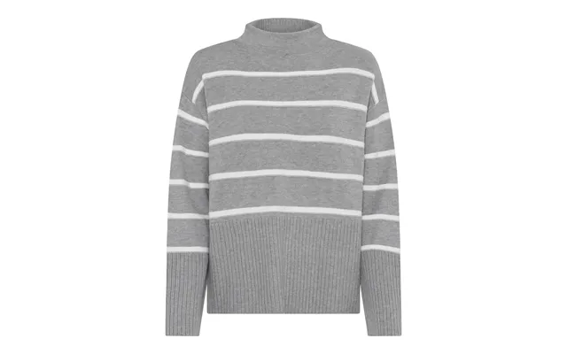 Micha Comfy Strik - Grå Offwhite
