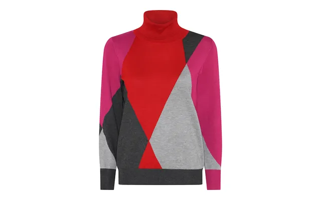 Micha Eco Vero Block Strik - Gre Pink