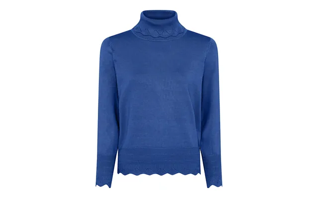 Micha Elegant Viscose Strik - Mørkeblå