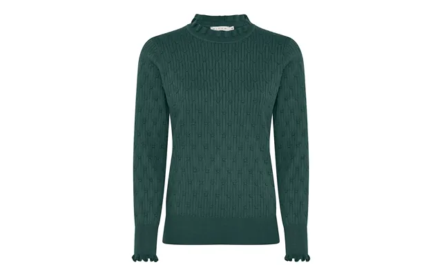 Micha Elegant Viscose Strik - Mørkegrøn