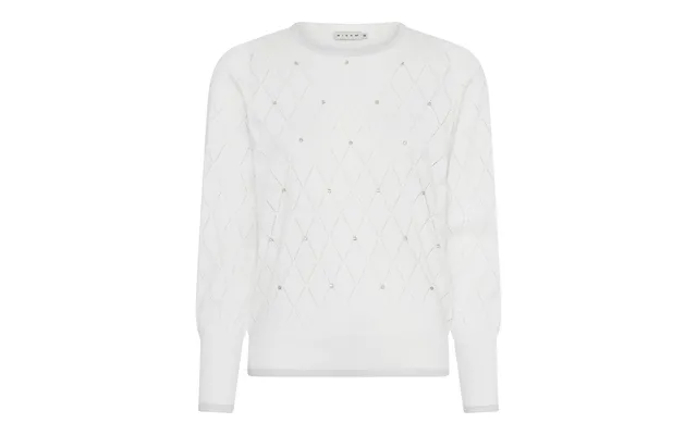 Micha Elegant Viscose Strik - Offwhite
