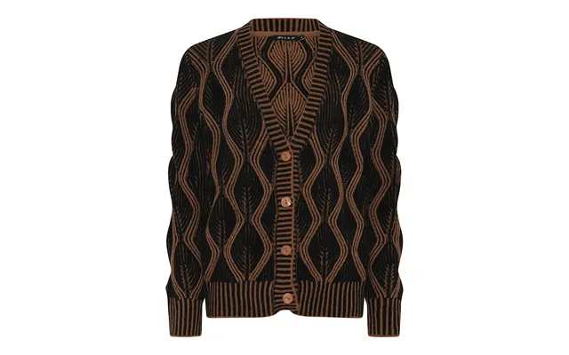 Micha Leaf Structure Strik - Cognac Sort