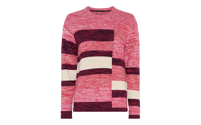 Micha Melange Mix Strik - Rød Print