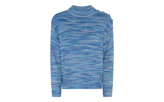 Micha Multi Color Strik - Blå