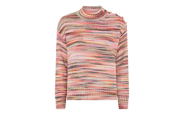 Micha Multi Color Strik - Rød Print