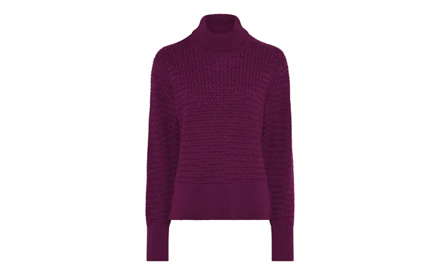 Micha Organic Bomuld Basket Strik - Lilla