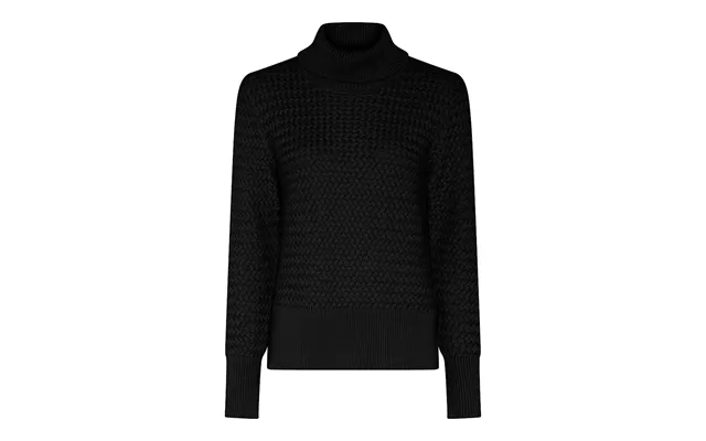 Micha Organic Bomuld Basket Strik - Sort