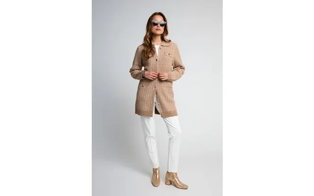 Micha Structure Strik - Latte Offwhite