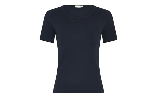Micha T-shirt Fine Rib - Navy