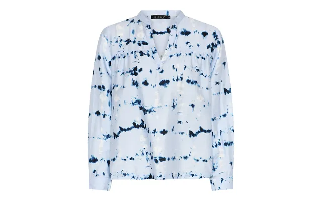 Micha Top Blue Effect Print - Blå Print