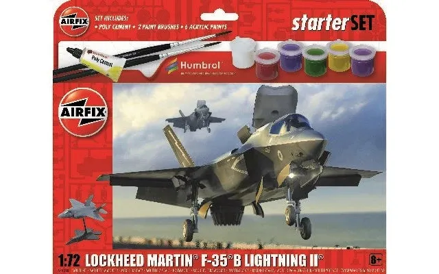 Airfix Starter Set Lockheed Martin F-35b Light. Ll 1 72