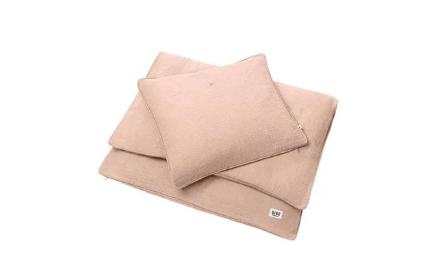 Baby Sengetøj Med Navn - Blush Med Uden Navn Bibs