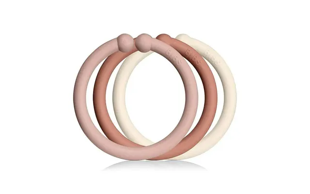 Bibs Baby Loops 12 Stk - Blush Woodchuck Ivory