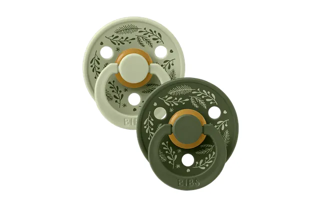 Bibs Colour Holiday Leaf Sutter 2-pak - Sage Hunter Green