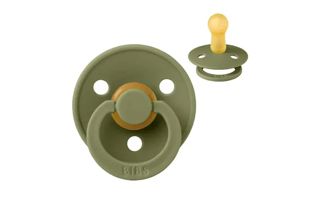 Bibs Rund Colour Sut Olive Rund 2 Natural Rubber Latex