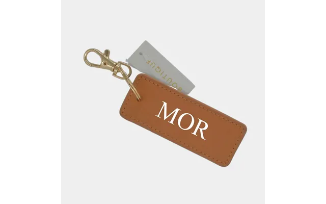 Brun Guld Nøglering - Mor