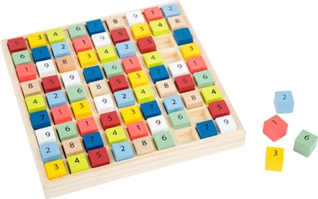 Farverig Sudoku Educate Pædagogisk Legetøj 100% Fsc