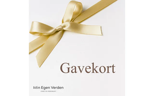 Gavekort - Min Egen Verden.dk