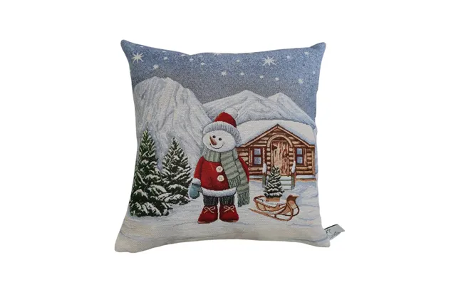 Gobelin Lurex Snowman Julepudebetræk