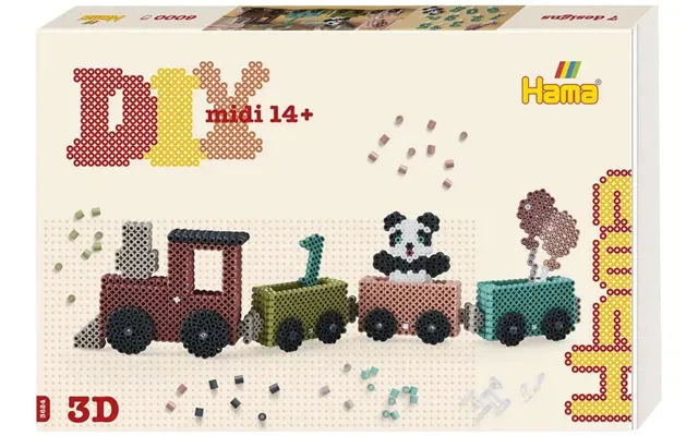 Hama Art Midi 3d Fødselsdagstog