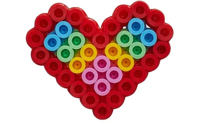 Hama Hama Maxi Perler & Plade Hjerte I Lille Blister