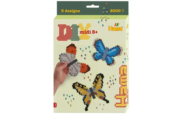 Hama Hama Midi Ophængsæske Sommerfugle