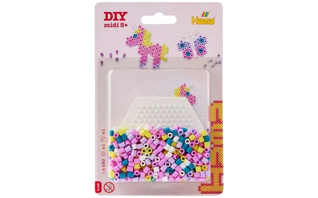 Hama Midi Blister Lille Hexagonal Plade Perler