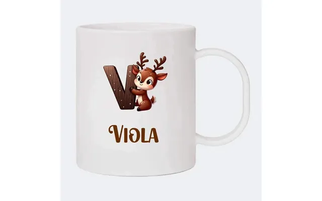 Julebogstaver Med Motiver - Plastikkop 320ml 535 55