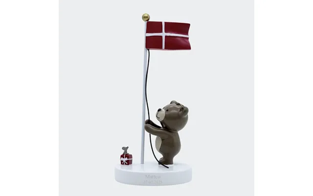 Kids By Friis Bordflag, Bamse Med Mus - M U Navn