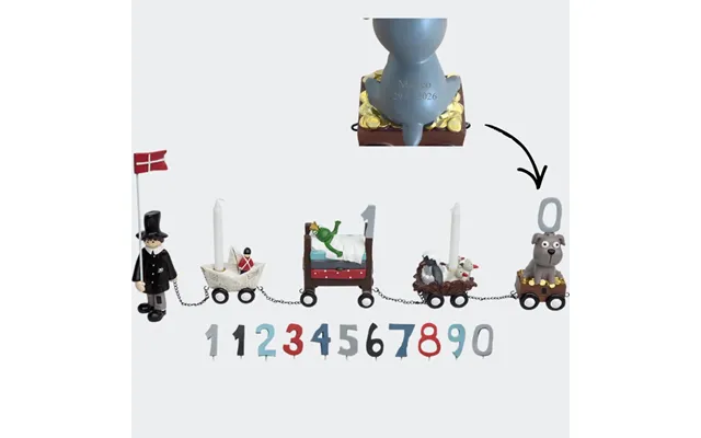 Kids By Friis H.c. Andersen Fødselsdagstog, Dreng- M U Navn - Med Navn H