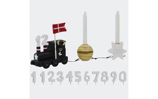 Kids By Friis Stjernetegns Fødselsdagstog Tyren - M U Navn