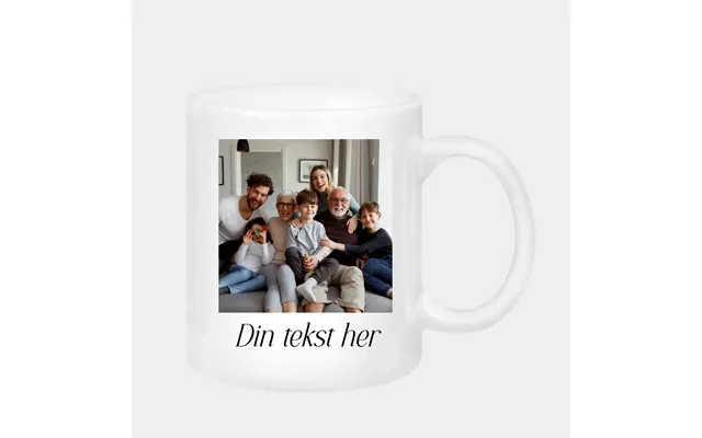 Krus Med Eget Billede - Keramik Krus 330ml Hvid 330ml