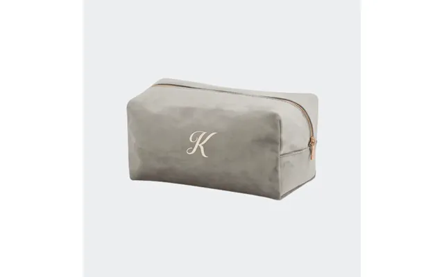 Lille Velour Makeuptaske - Moonstone
