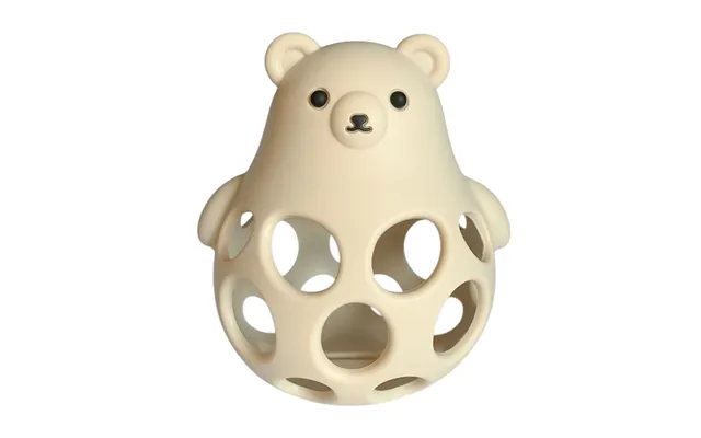 Magni Bidebold Med Bamse-bjørn Design - I Silikone