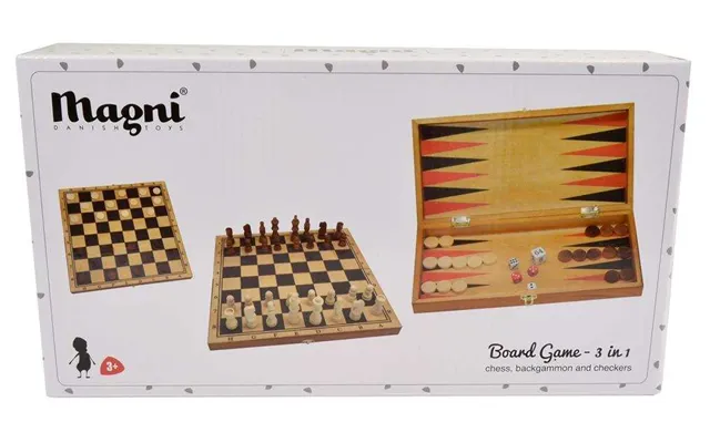 Magni Brætspil 3i1