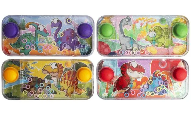 Mini Vandspil Med Dino Horisontal, 4 Varianter - Lilla