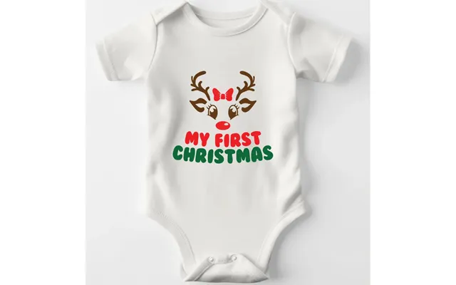 My First Christmas - Body Heather Grey Melange 0-3m