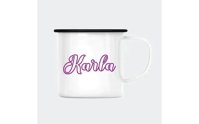 Outline Skrift - Enamelkop 450ml