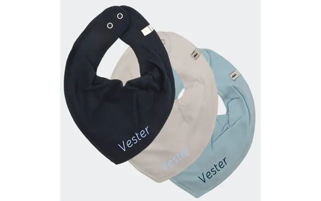 Savlesmæk 3 Stk - Dark Navy, Light Dusty Blue Og White