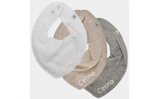 Savlesmæk 3 Stk - Marshmallow White, Sandshell Melange Og Grey Melange